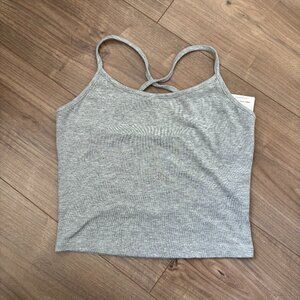 Brand new Dazy Grey Crop Camisole Tank Top